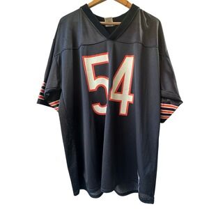 NFL Reebok Football Jersey Men's Large Navy Blue Chicago Bears Brian Urlacher 54